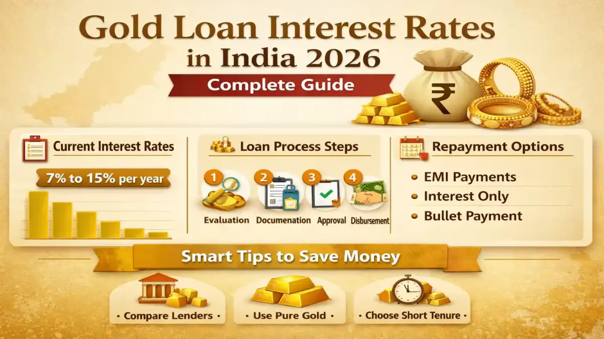 Gold Loan Interest Rates in India 2026: Complete Guide to Rates, Process & Smart Tips