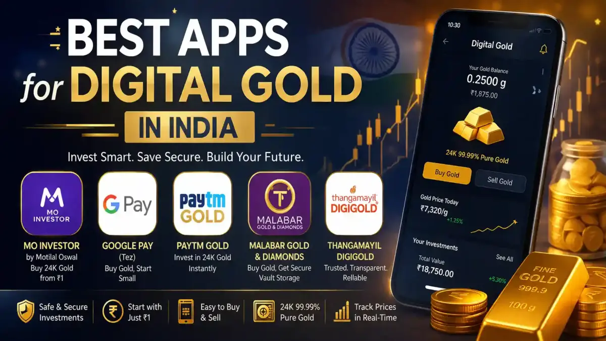 Best Apps for Digital Gold in India