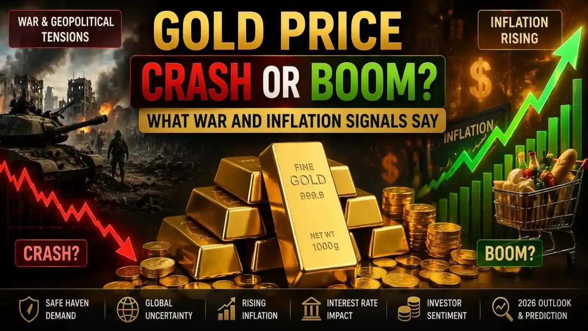Gold Price Crash or Boom? What War and Inflation Signals Say